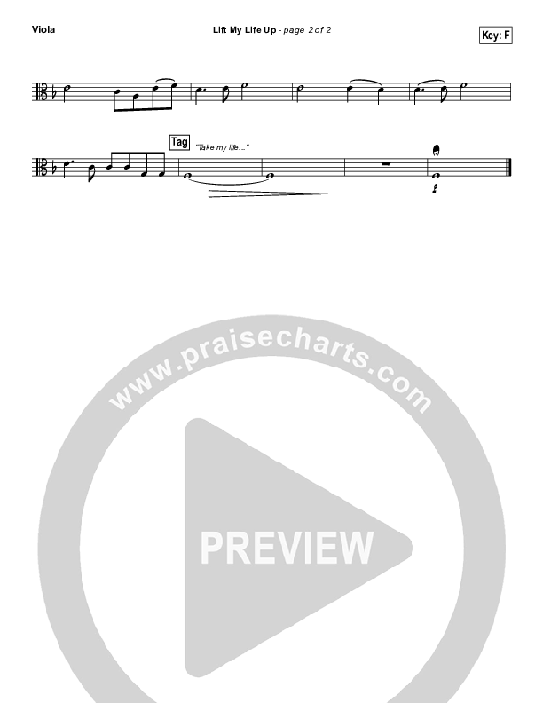 Lift My Life Up Viola (Unspoken)