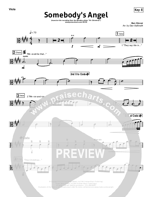 Somebody's Angel Viola (Mandisa)