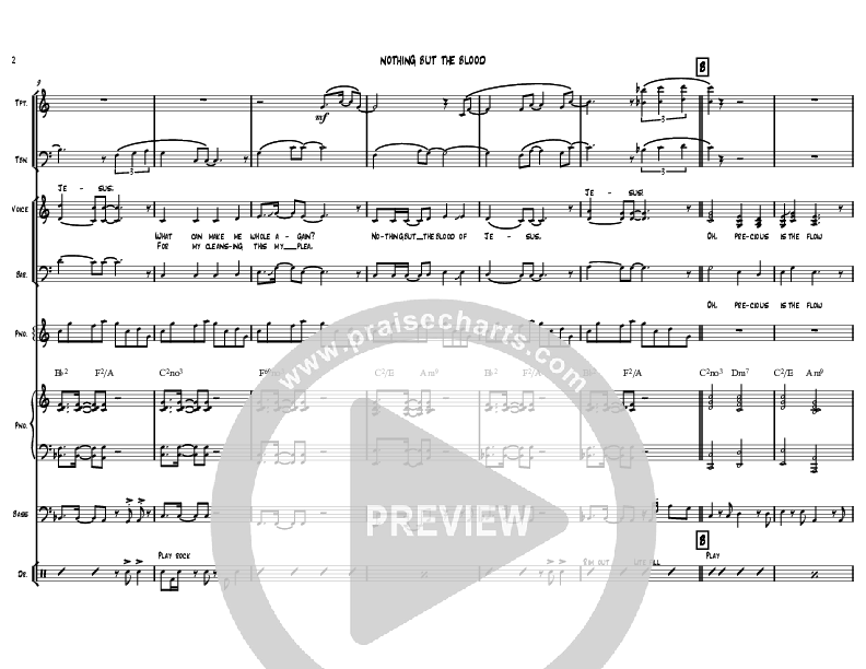 Nothing But The Blood Orchestration (David Ayers)