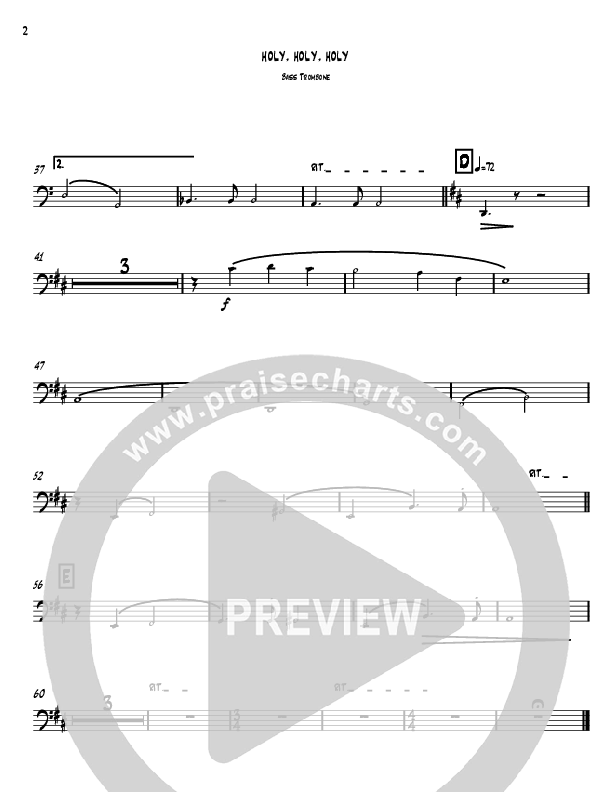 Holy Holy Holy Bass Trombone (David Ayers)