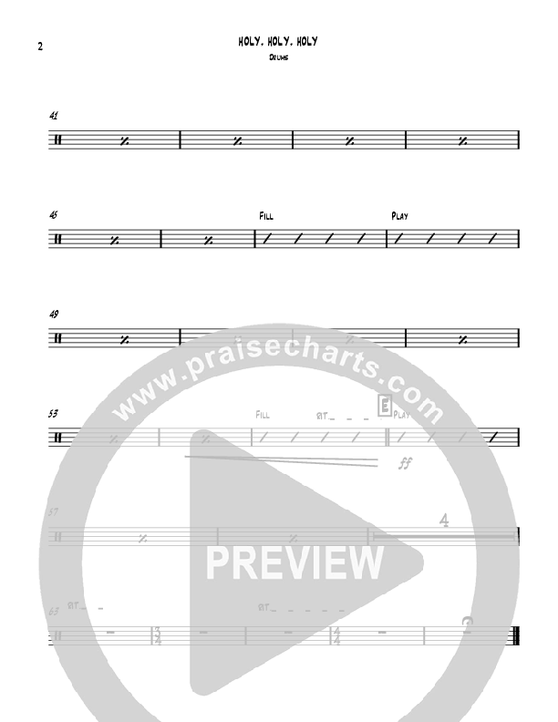 Holy Holy Holy Drum Set (David Ayers)