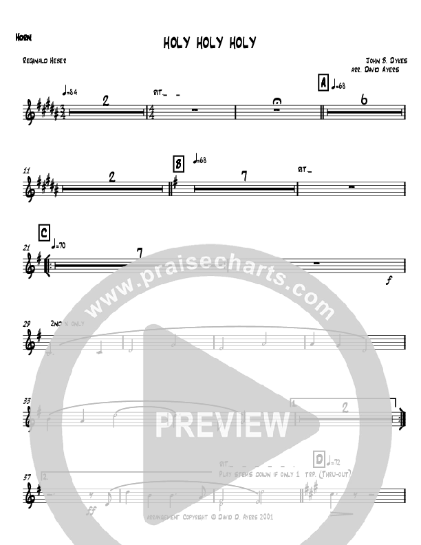 Holy Holy Holy French Horn (David Ayers)