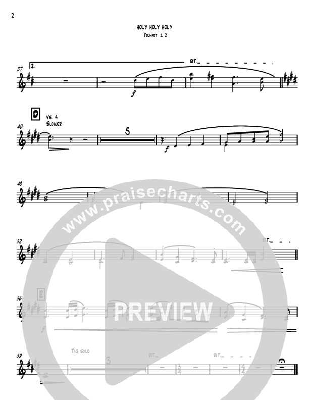 Holy Holy Holy Trumpet 1,2 (David Ayers)