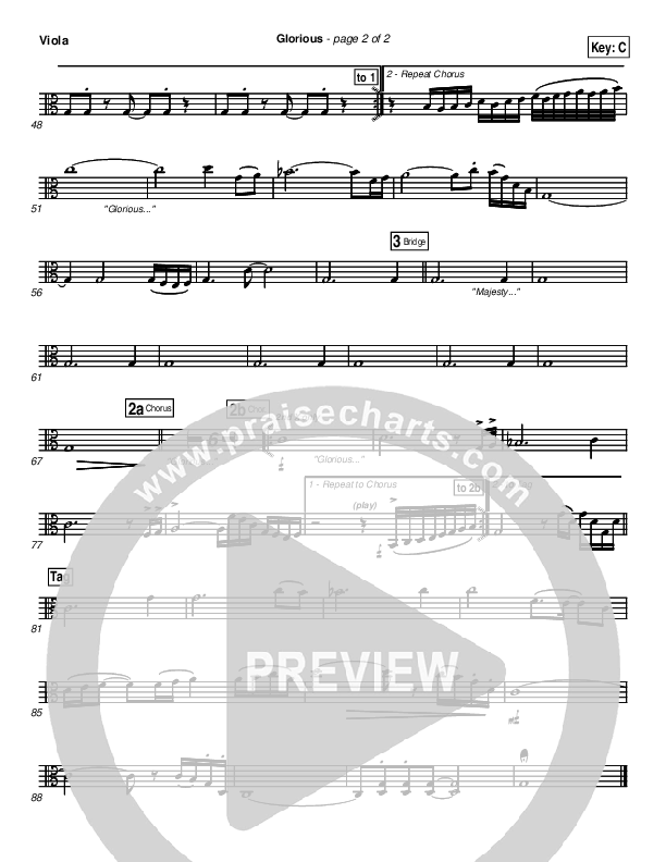 Glorious Viola (Chris Tomlin / Passion)