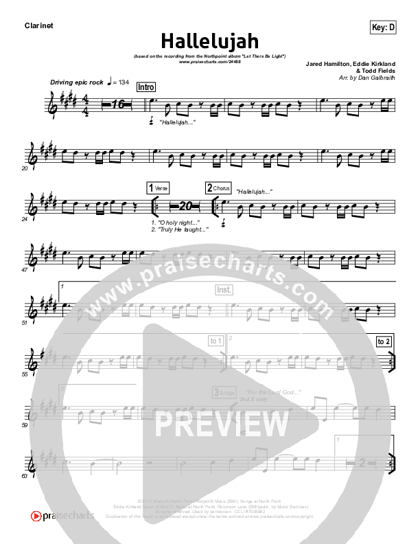 Hallelujah Wind Pack (North Point Worship)