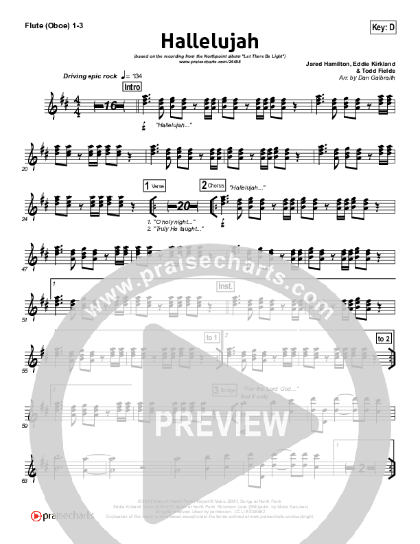 Hallelujah Wind Pack (North Point Worship)