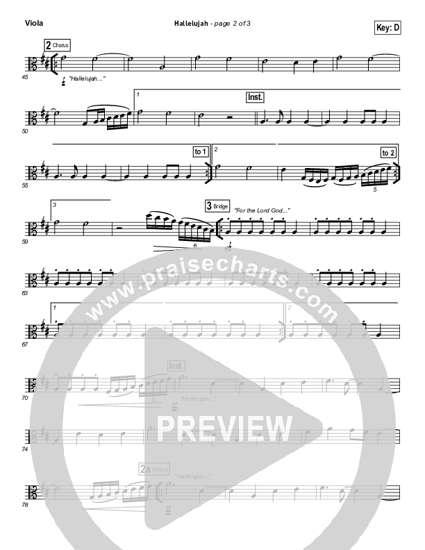 Hallelujah Viola (North Point Worship)