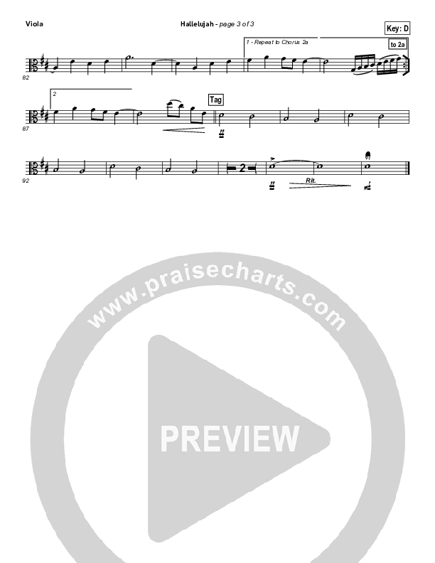 Hallelujah Viola (North Point Worship)