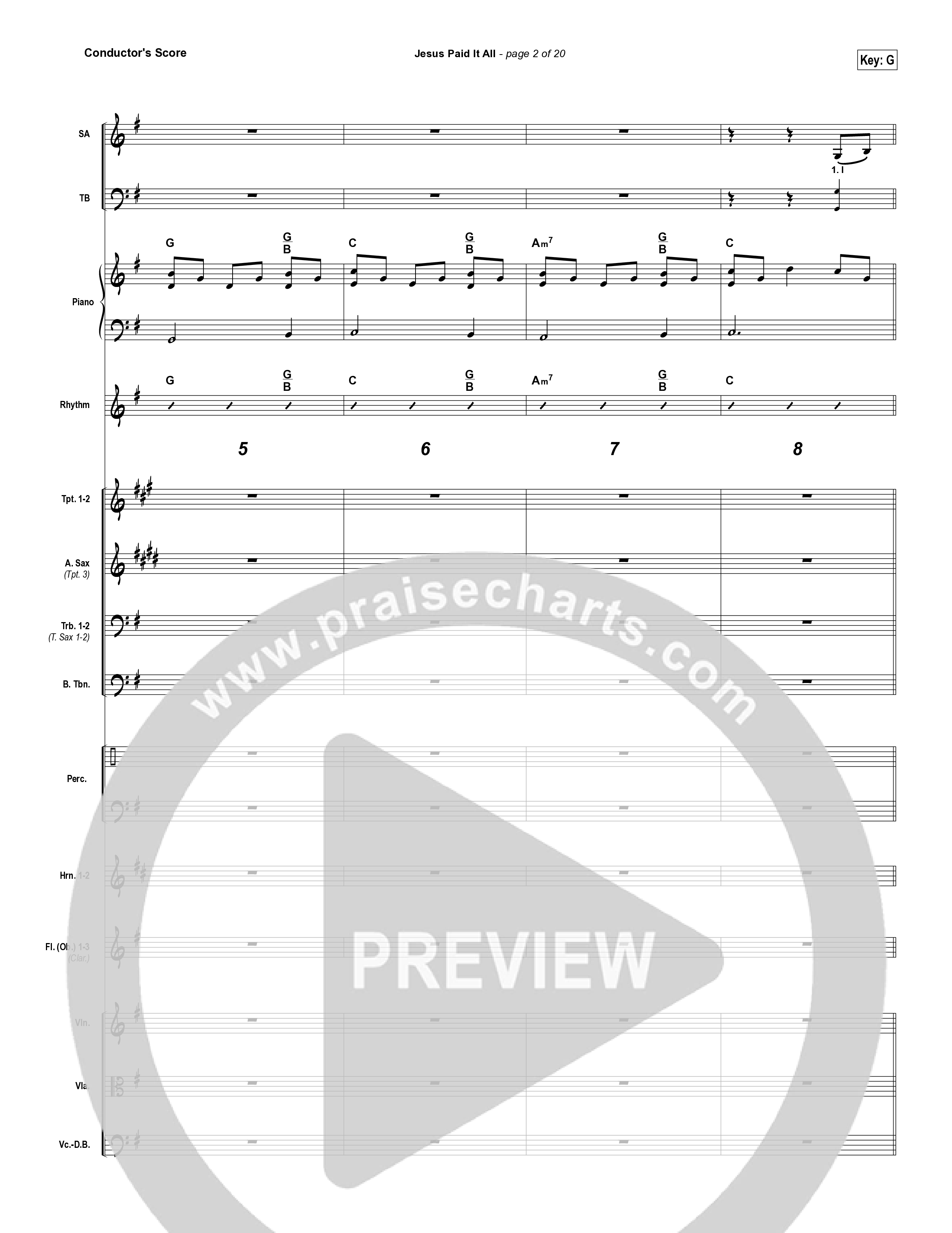 Jesus Paid It All Orchestration (Kristian Stanfill / Passion)