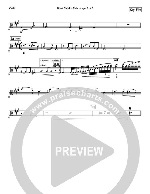 What Child Is This Viola (North Point Worship)