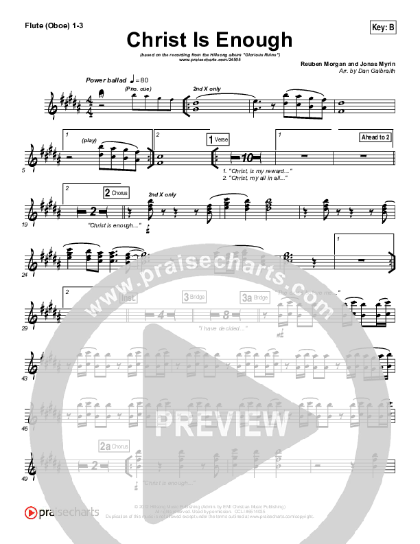 Christ Is Enough Wind Pack (Hillsong Worship)