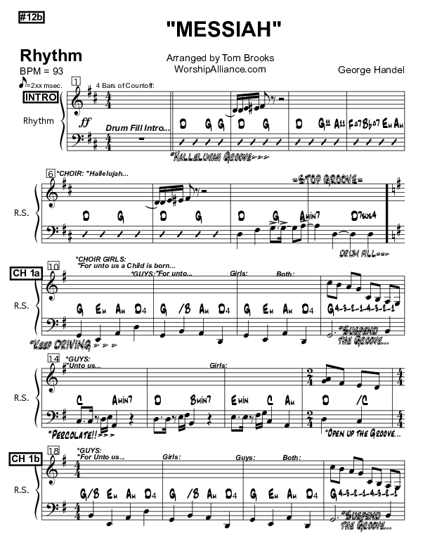 Messiah Rhythm Chart (Lucia Parker)
