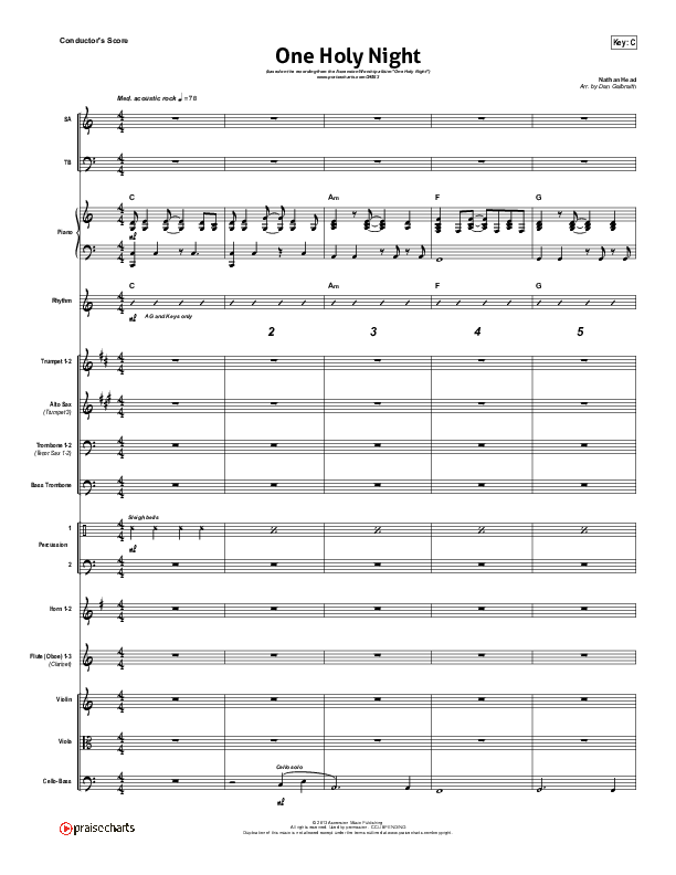 One Holy Night Conductor's Score (Ascension Worship)