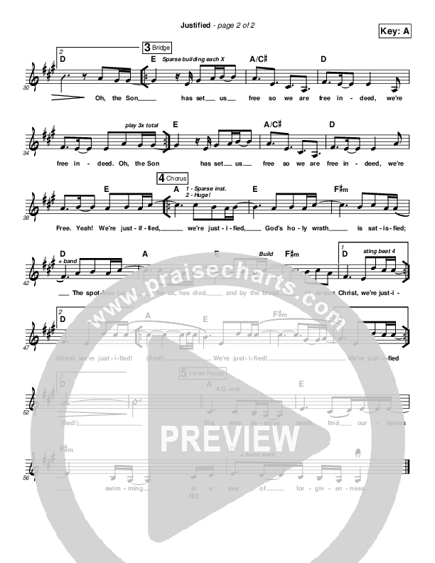 Justified Lead Sheet (Toby Baxley)