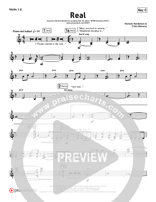 Real Violin 1/2 (Nichole Nordeman)