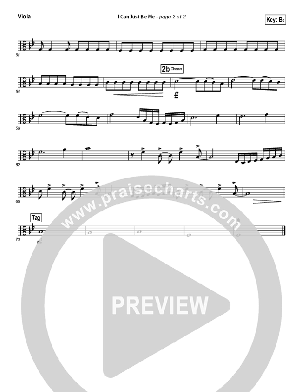 I Can Just Be Me Viola (Laura Story)