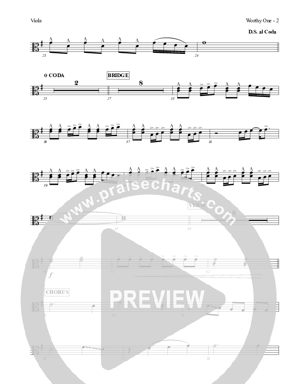 Worthy One Viola (Red Tie Music)