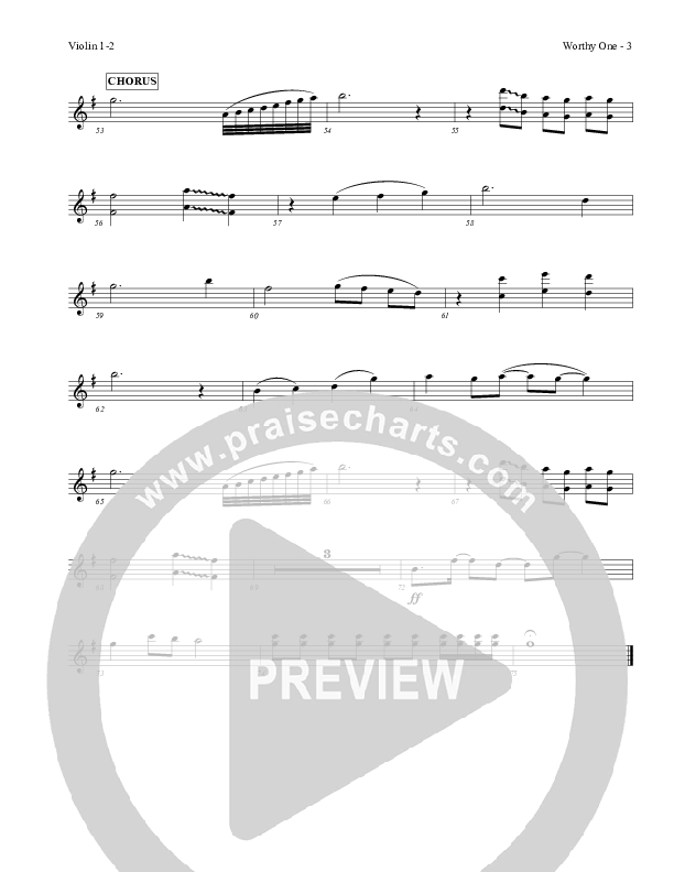 Worthy One Violin 1/2 (Red Tie Music)