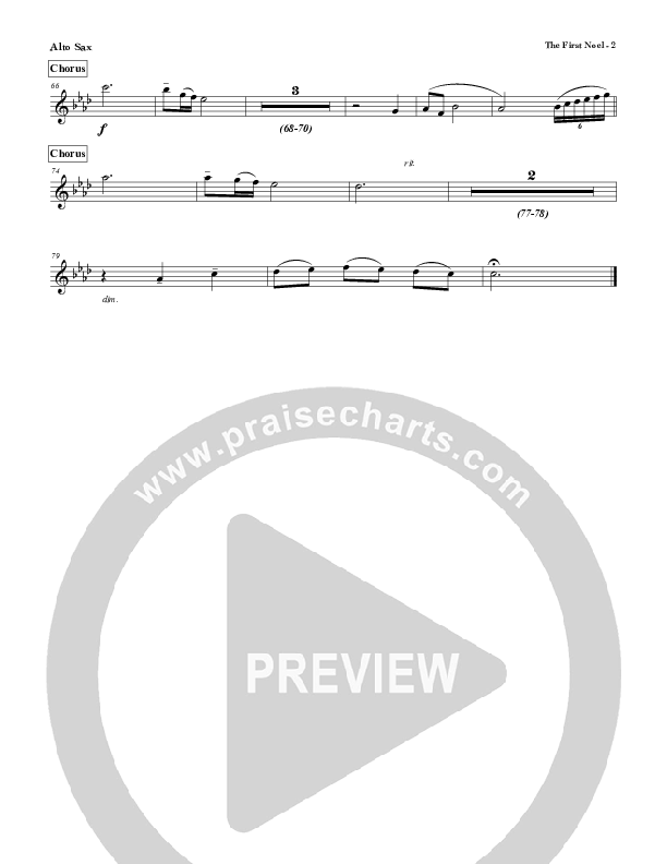 The First Noel Alto Sax (Red Tie Music)