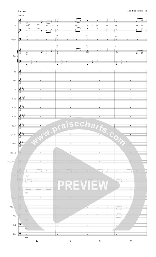 The First Noel Conductor's Score (Red Tie Music)