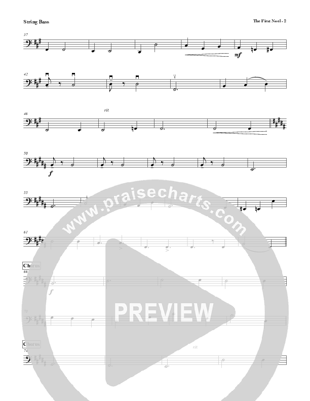 The First Noel Double Bass (Red Tie Music)