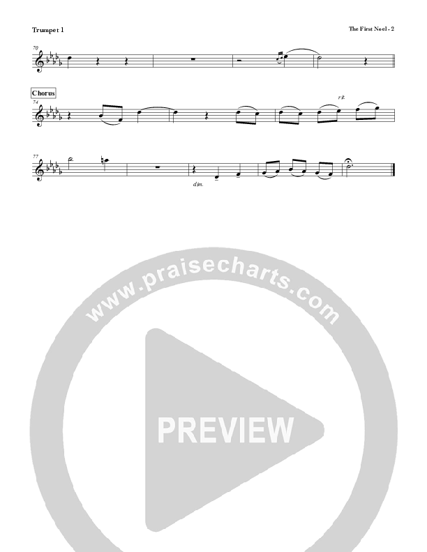 The First Noel Trumpet 1 (Red Tie Music)