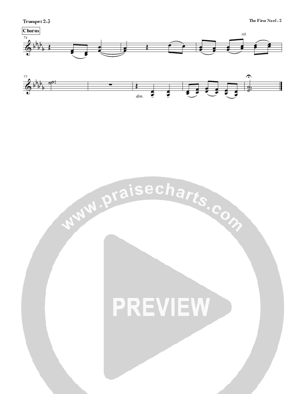 The First Noel Trumpet 2/3 (Red Tie Music)