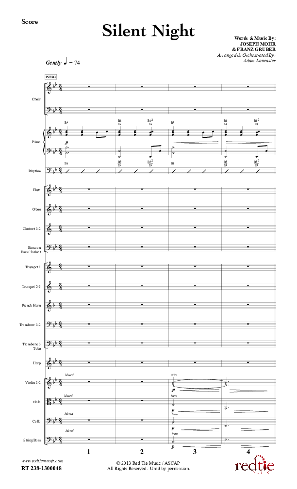 Silent Night Orchestration (Red Tie Music)