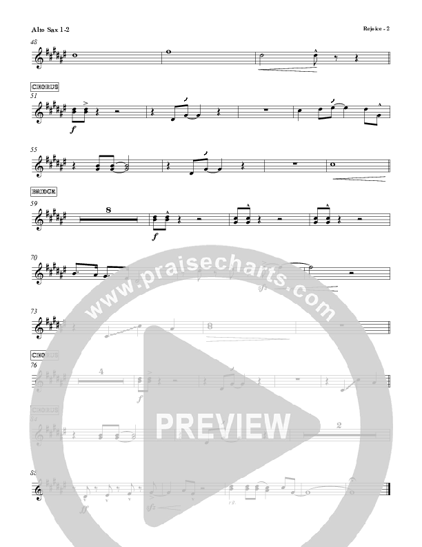 Rejoice Alto Sax 1/2 (Red Tie Music)