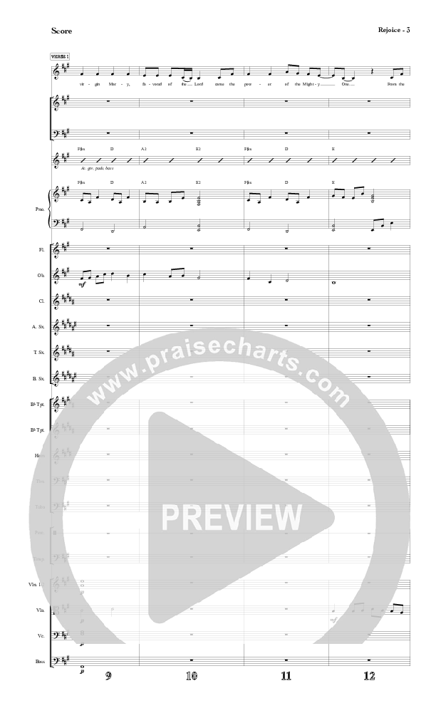 Rejoice Conductor's Score (Red Tie Music)