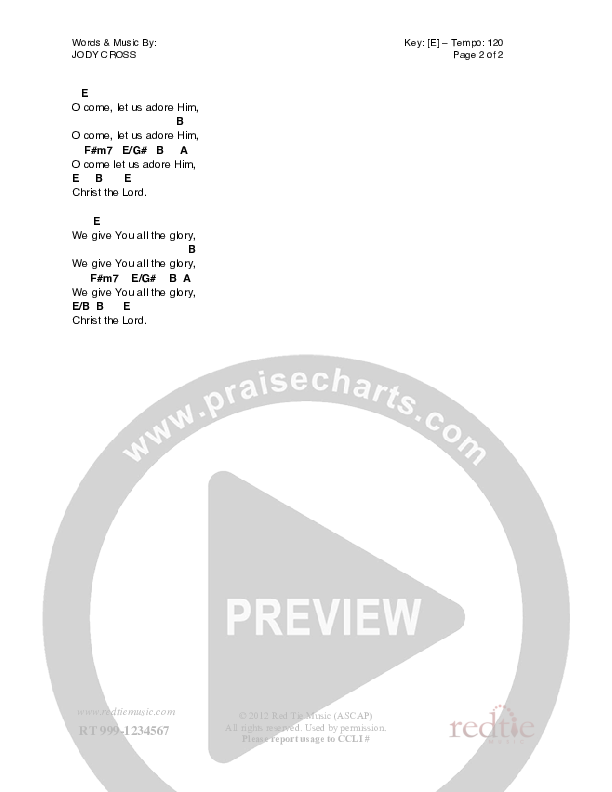 Our God Has Come To Us Chords & Lyrics (Red Tie Music)