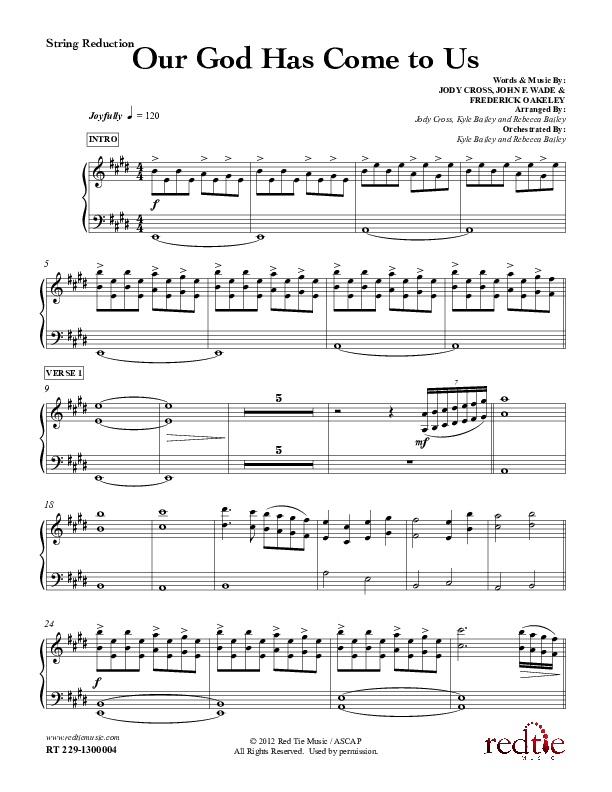 Our God Has Come To Us Synth Strings (Red Tie Music)