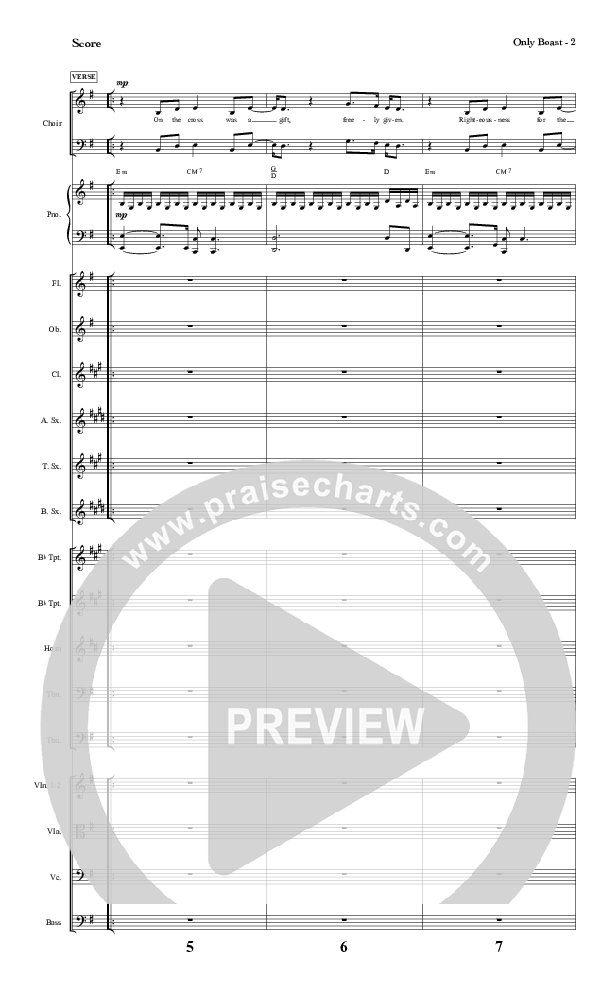 Only Boast Conductor's Score (Red Tie Music)