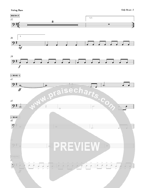 Only Boast Double Bass (Red Tie Music)