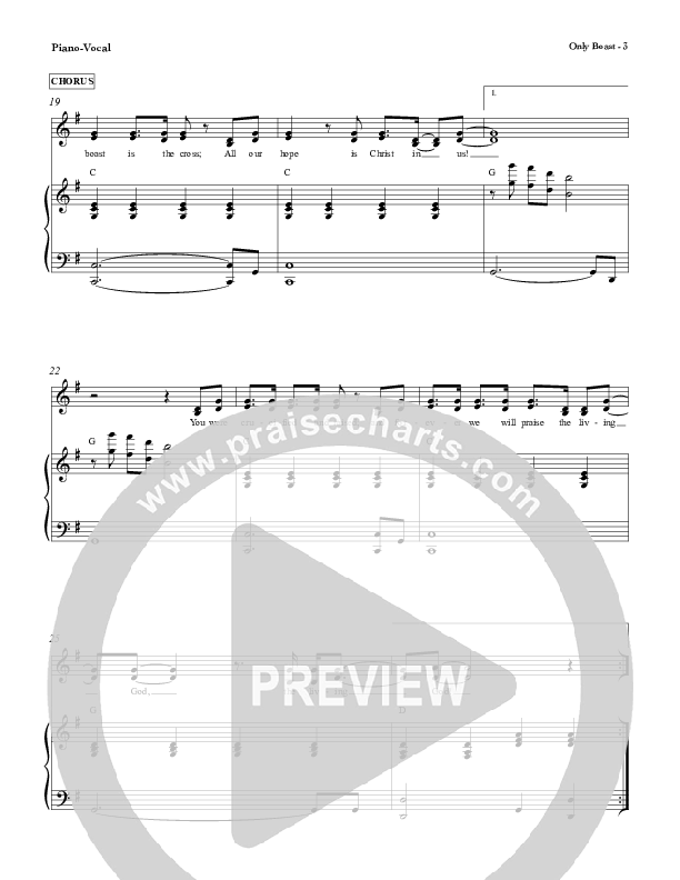 Only Boast Piano/Vocal & Lead (Red Tie Music)