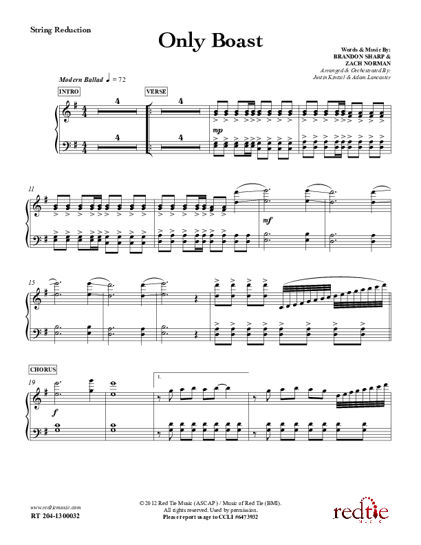 Only Boast Synth Strings (Red Tie Music)