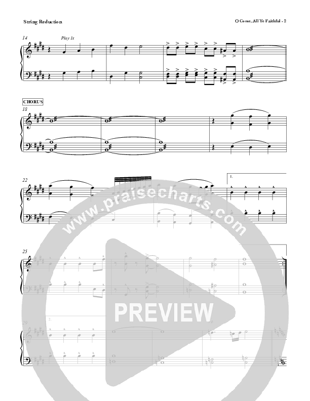 O Come All Ye Faithful Synth Strings (Red Tie Music)