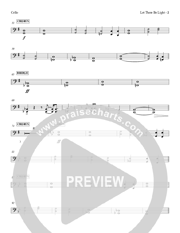 Let There Be Light Cello (Red Tie Music)