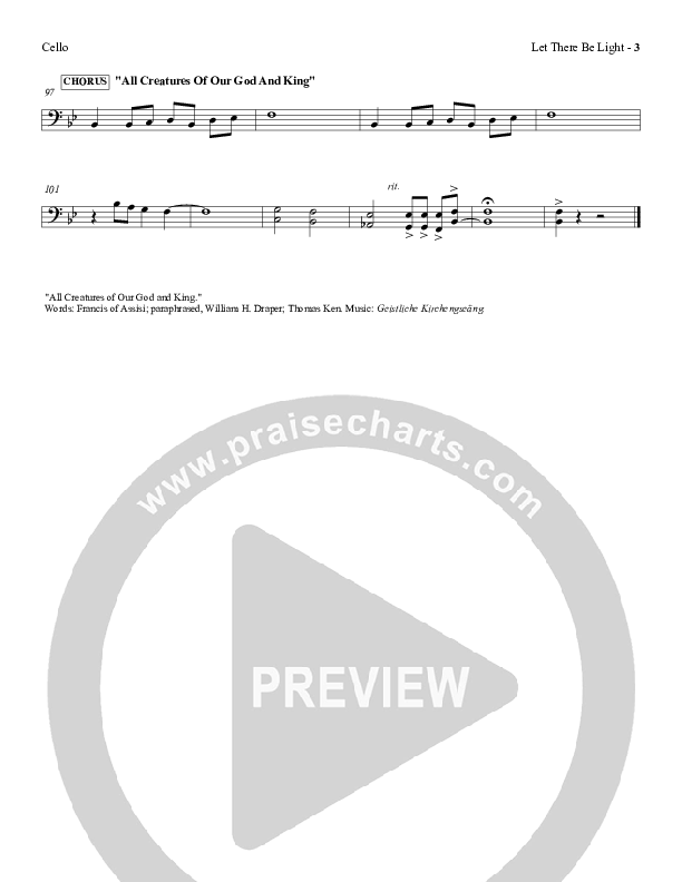 Let There Be Light Cello (Red Tie Music)