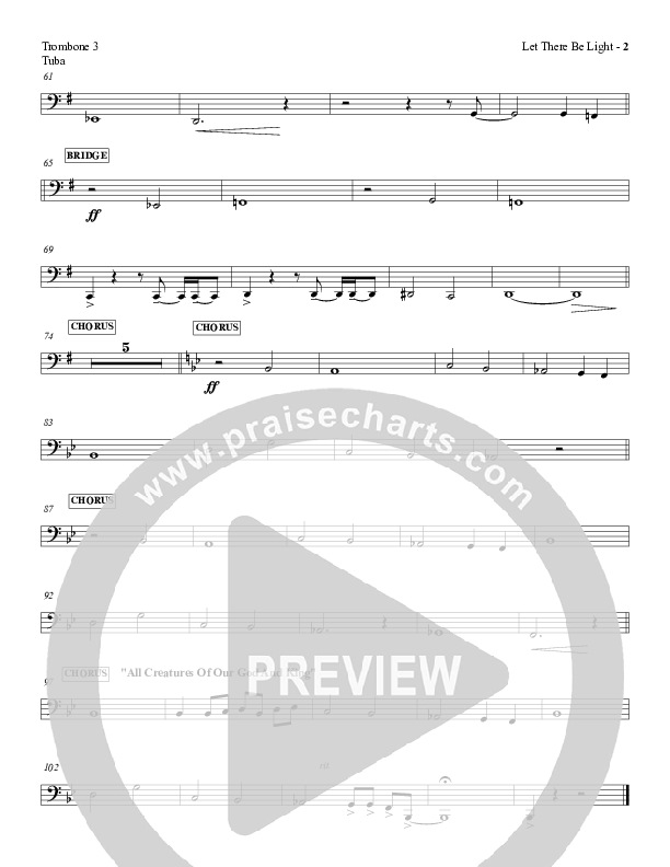 Let There Be Light Trombone 3/Tuba (Red Tie Music)