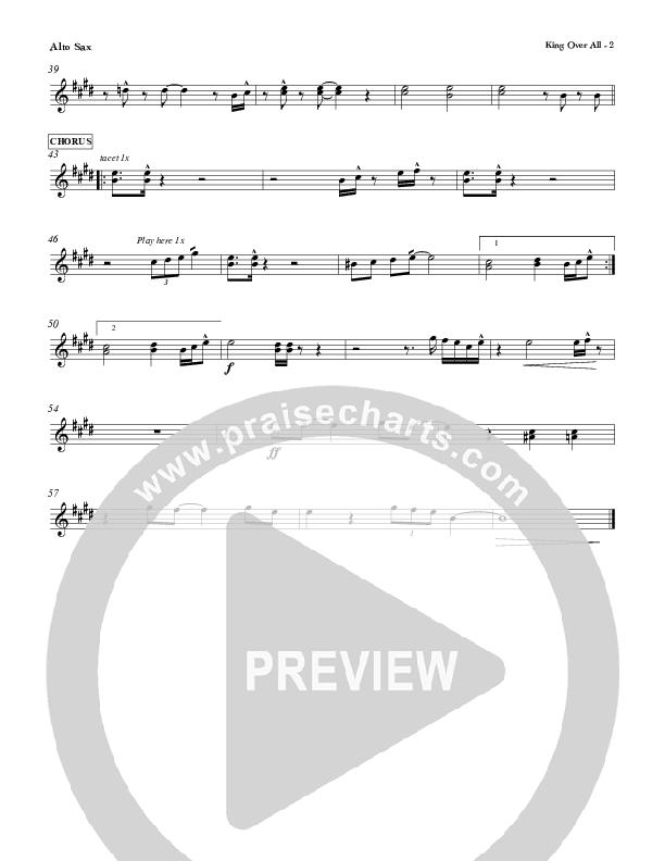 King Over All Alto Sax (Red Tie Music)