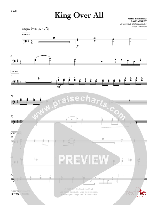 King Over All Cello (Red Tie Music)
