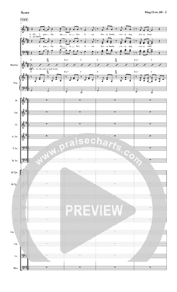 King Over All Orchestration (Red Tie Music)