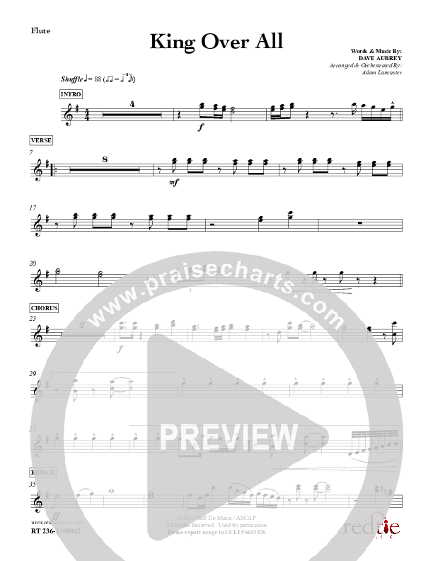 King Over All Flute (Red Tie Music)