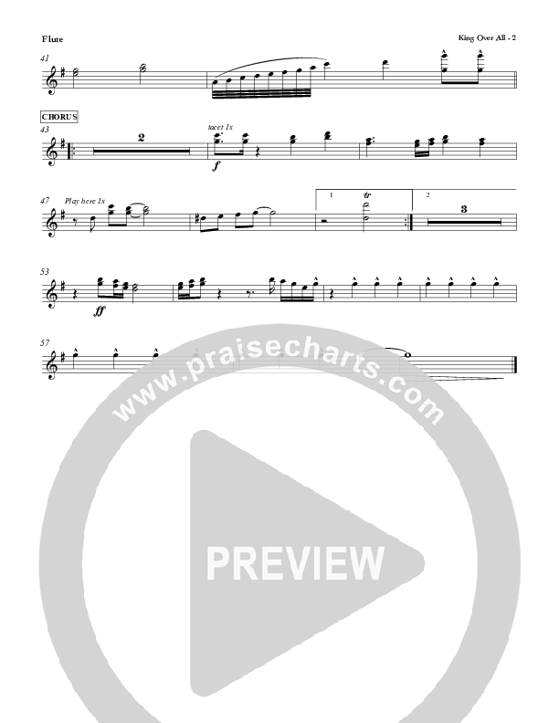 King Over All Flute (Red Tie Music)