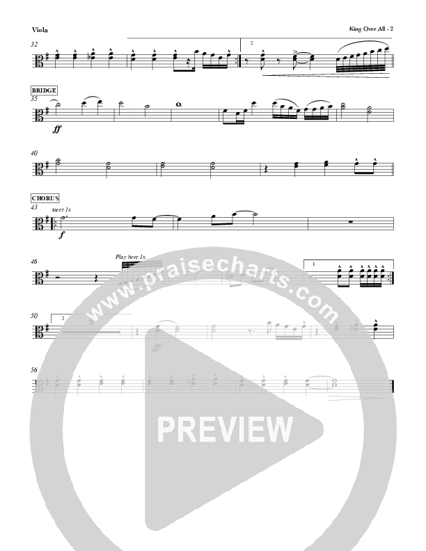 King Over All Viola (Red Tie Music)