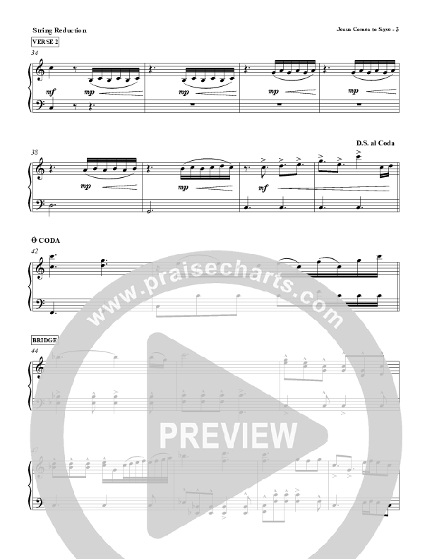 Jesus Comes To Save Synth Strings (Red Tie Music)