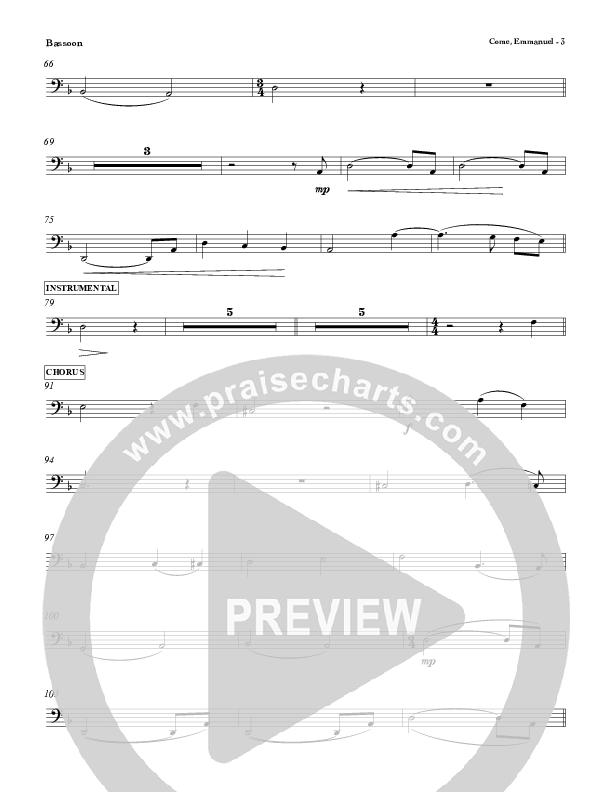 Come Emmanuel Bassoon (Red Tie Music)