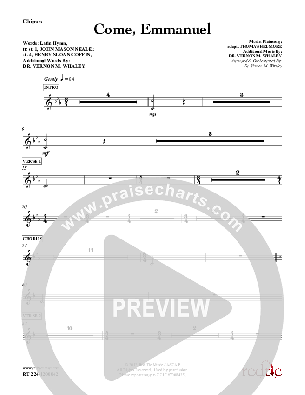 Come Emmanuel Chimes (Red Tie Music)