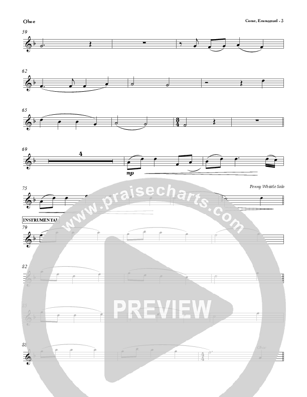 Come Emmanuel Oboe (Red Tie Music)